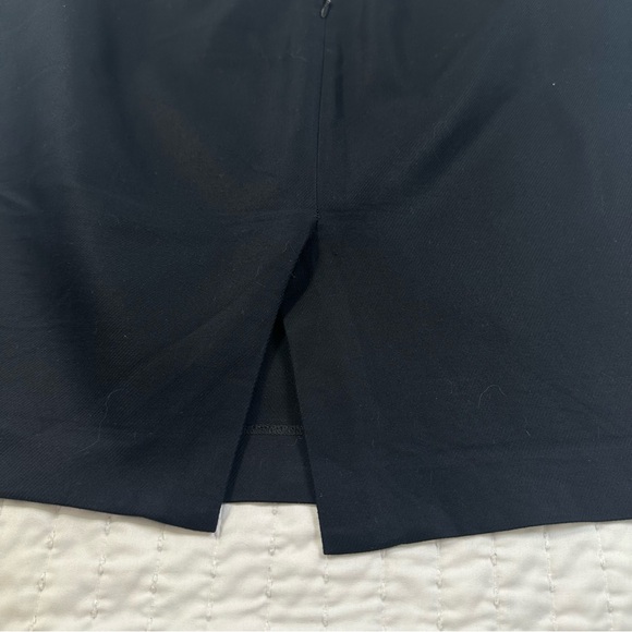 J. Crew 100% Cotton Black Pencil Skirt With Back Open and Zipper in Size 8 - Picture 8 of 10